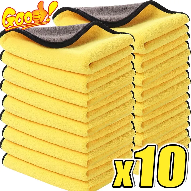 Microfiber Towel Detailing - 10/1 pz Asciugamano per pulizia in
