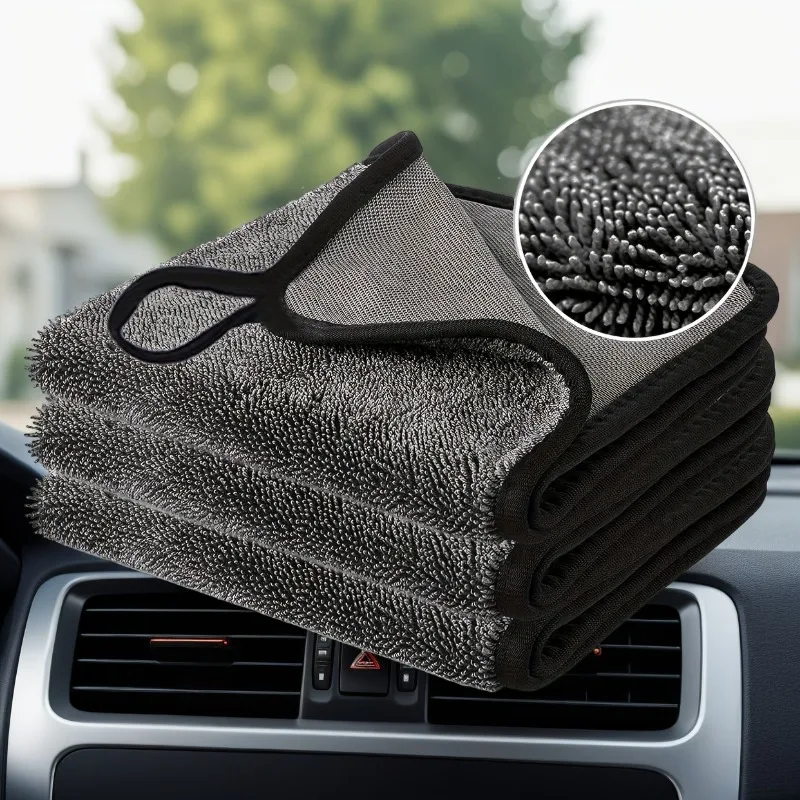 Microfiber Towel Detailing - Asciugamano per la Cura dell'Auto 500GSM,