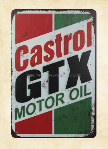 Targa in metallo con riproduzi - Castrol Oil Gtx recensione e prezzo